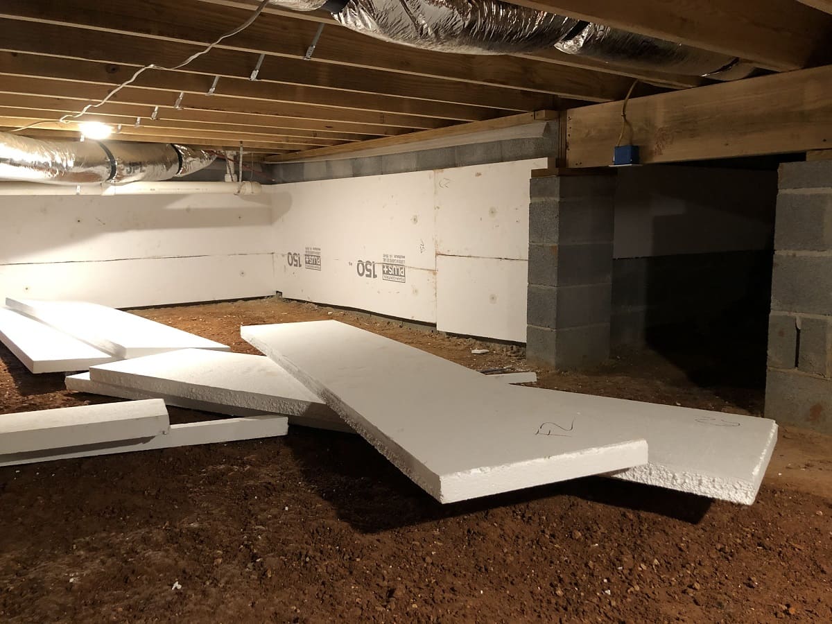 How To Insulate Crawl Space With Dirt Floor