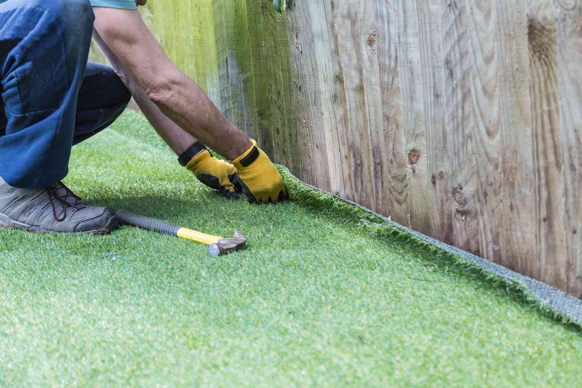 How To Keep Artificial Grass Down