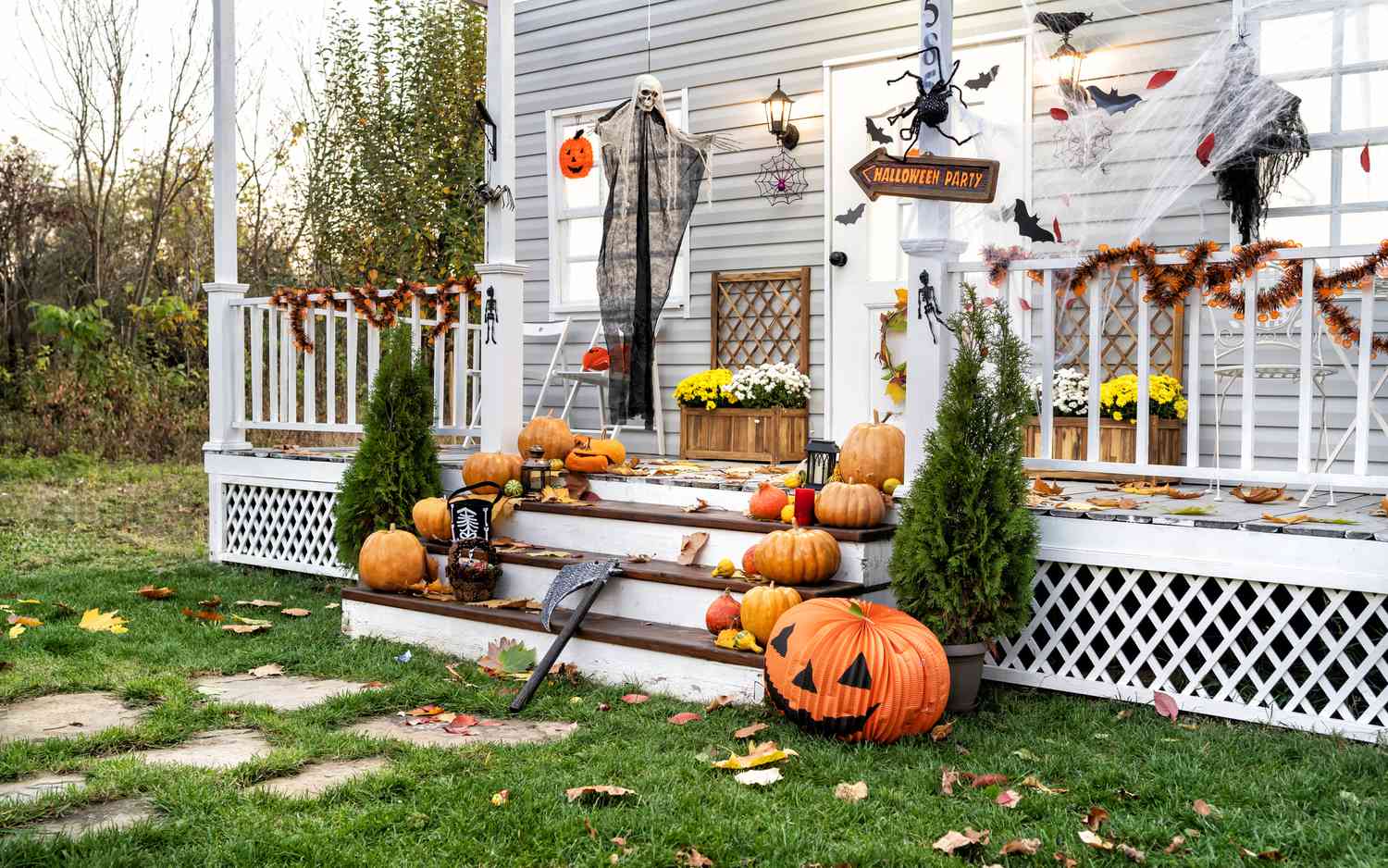 How To Keep Outdoor Decorations From Blowing Over