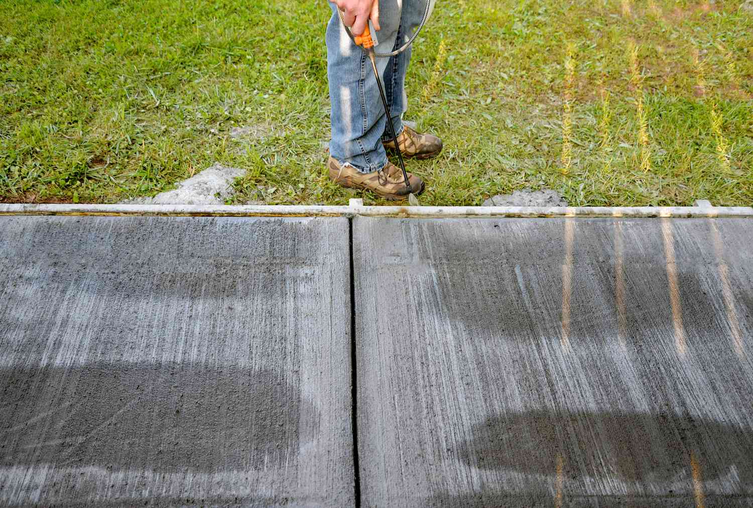 How To Lay Concrete Slabs On Grass
