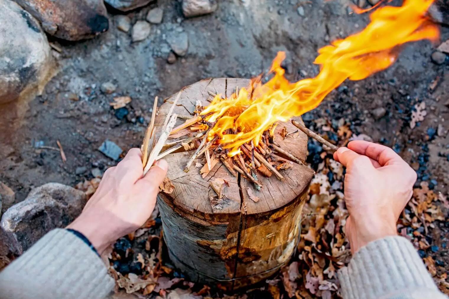 How To Light A Fire Pit Without Kindling