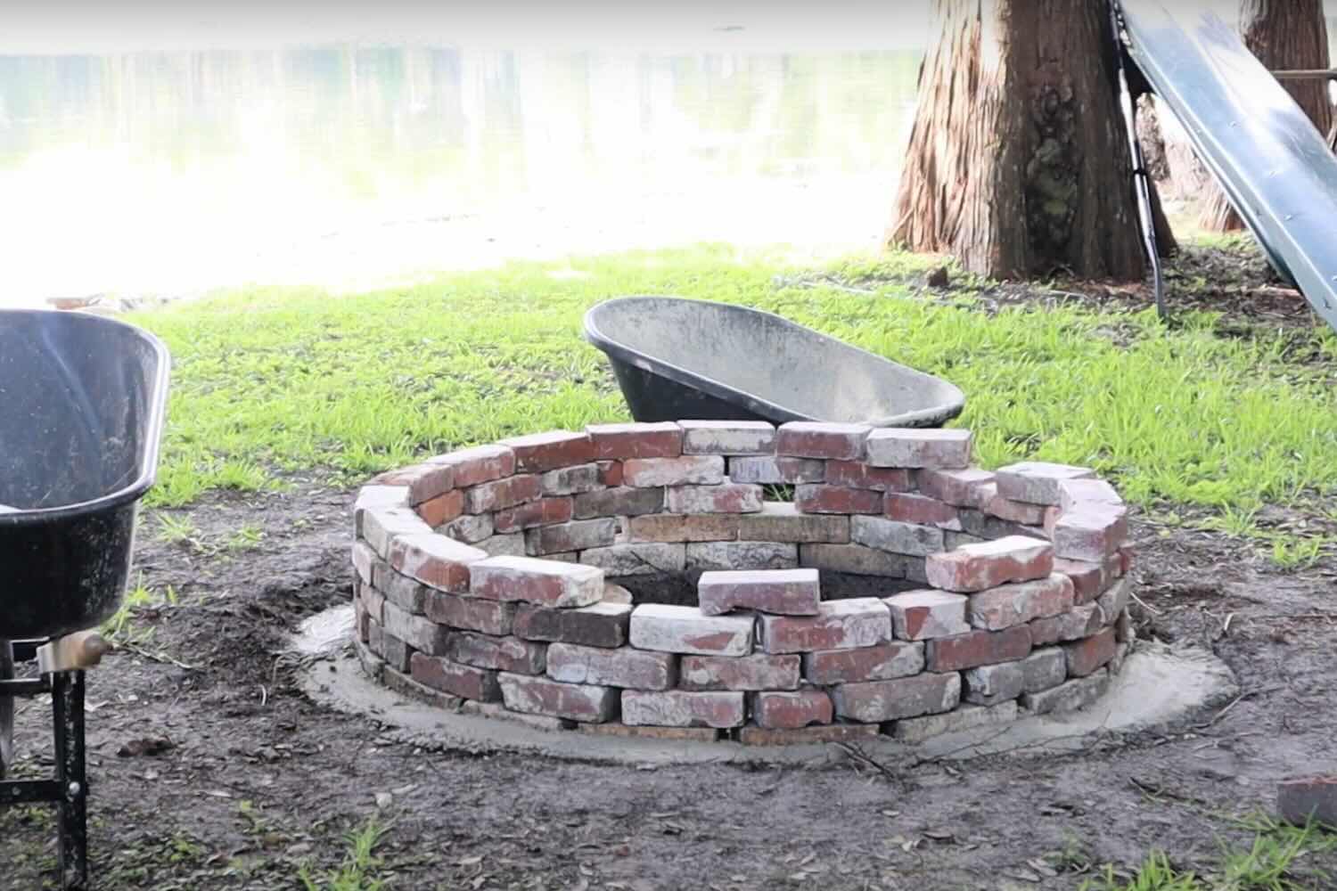 How To Make A Brick Fire Pit