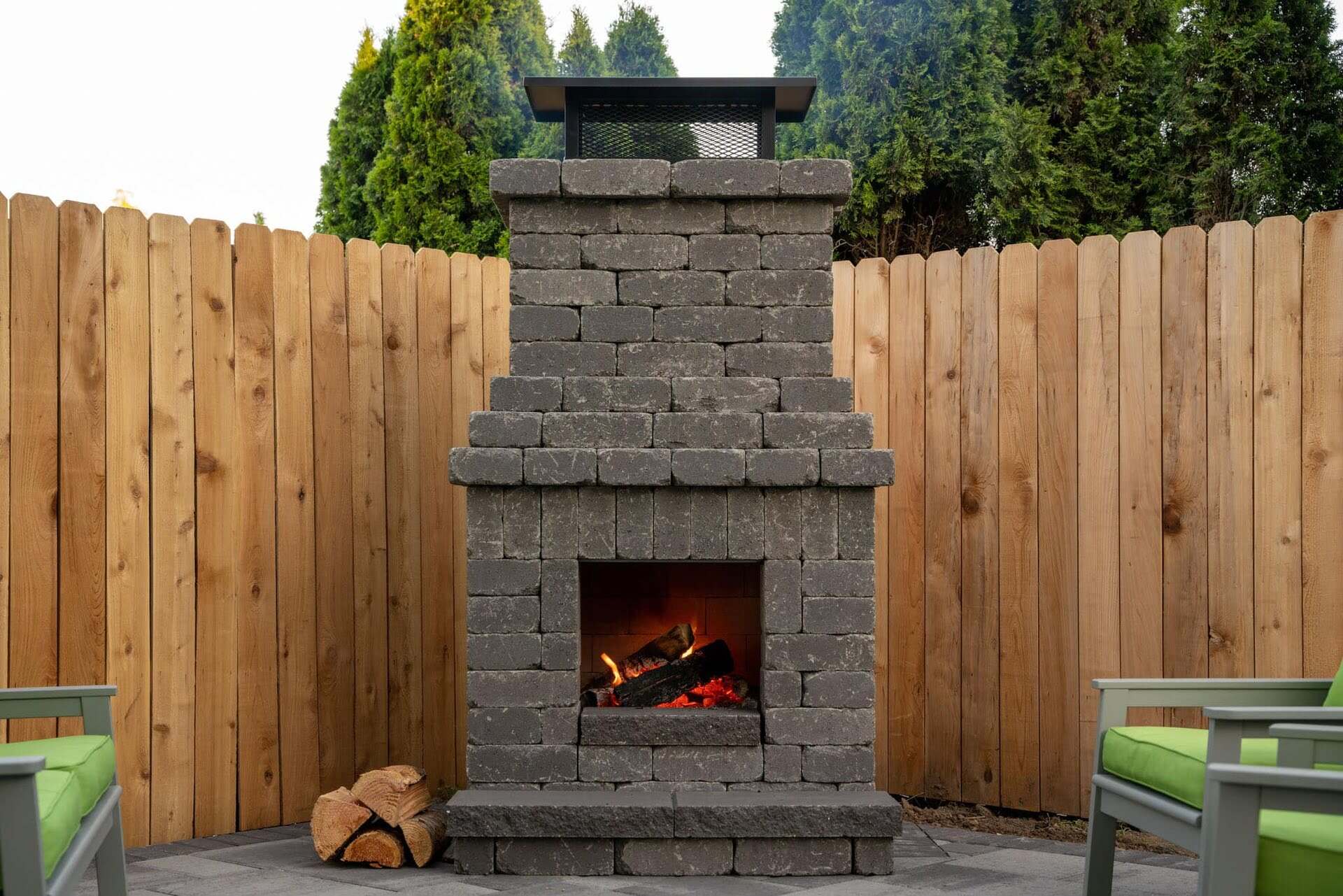 How To Make A Brick Outdoor Fireplace