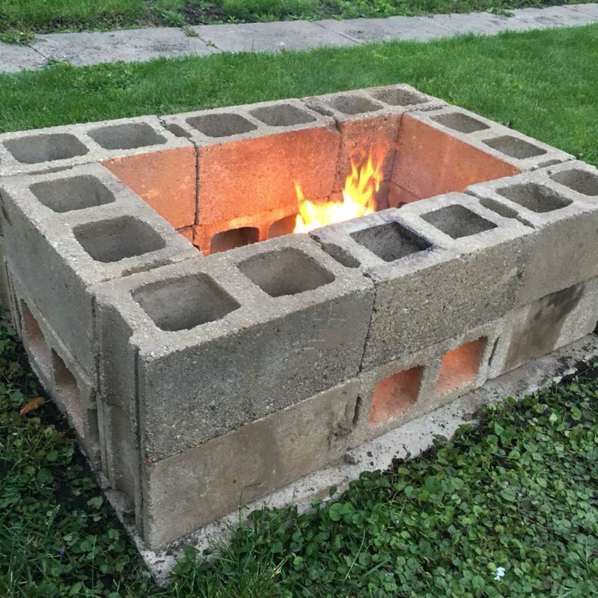 How To Make A Cinder Block Fire Pit