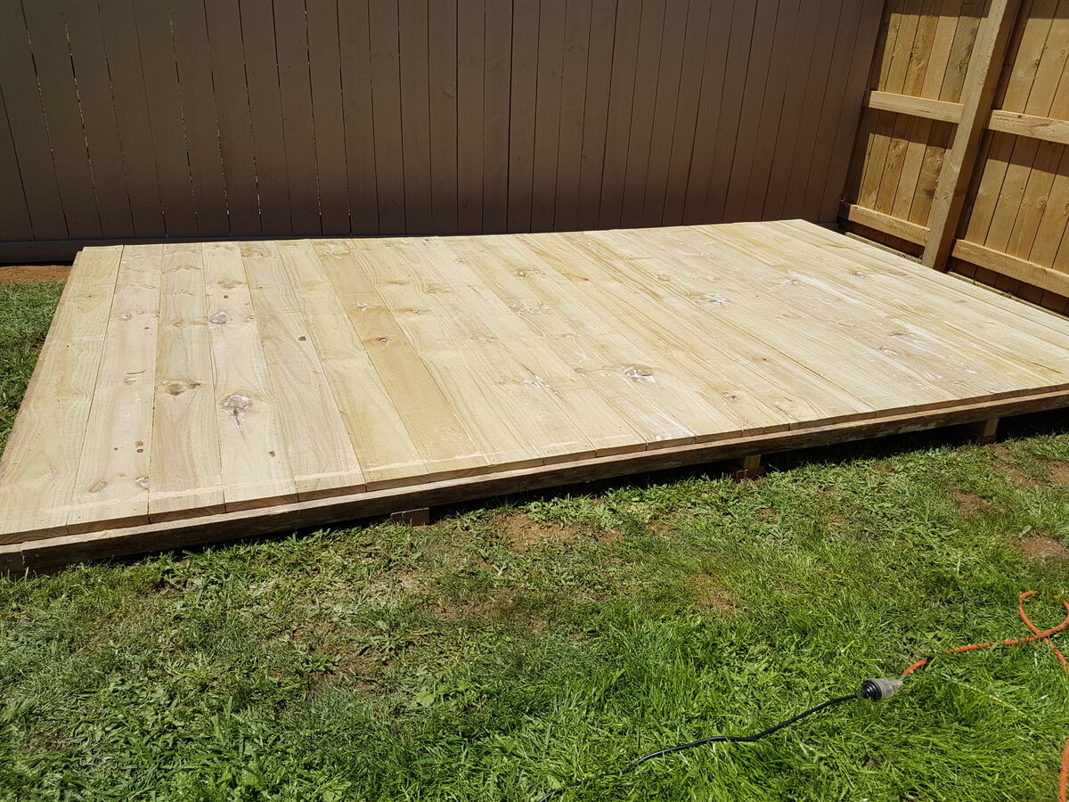 How To Make A Floor For A Shed
