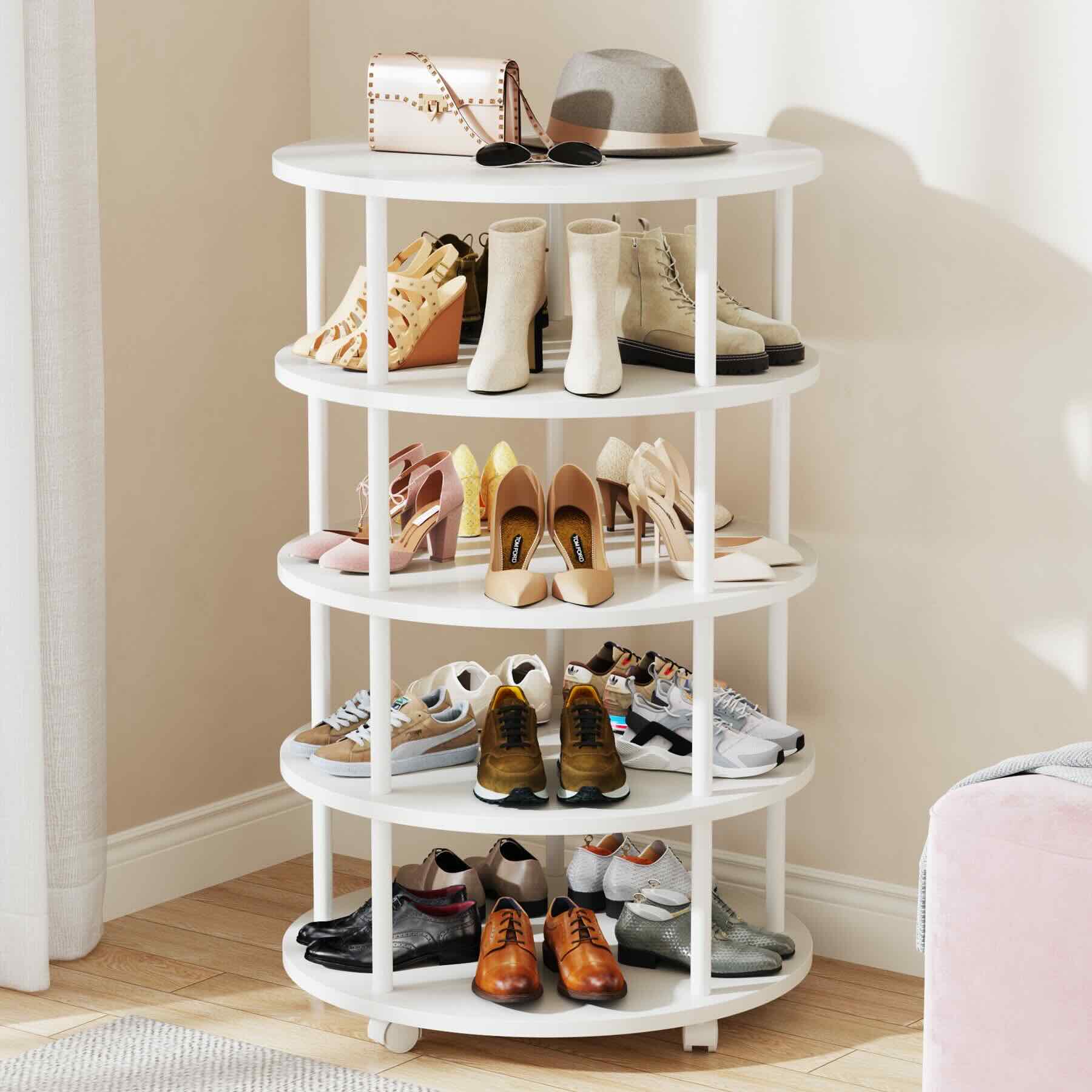 How To Make A Lazy Susan For Shoes