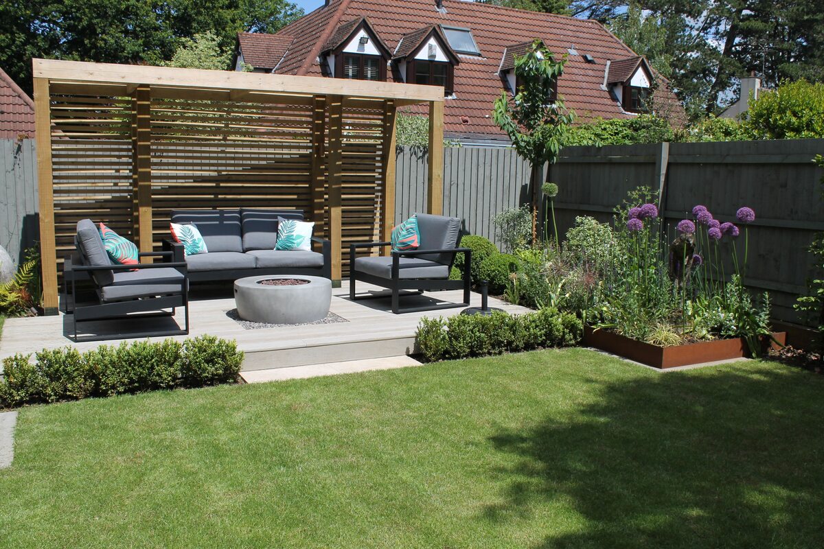 How To Make A Patio Area On Grass