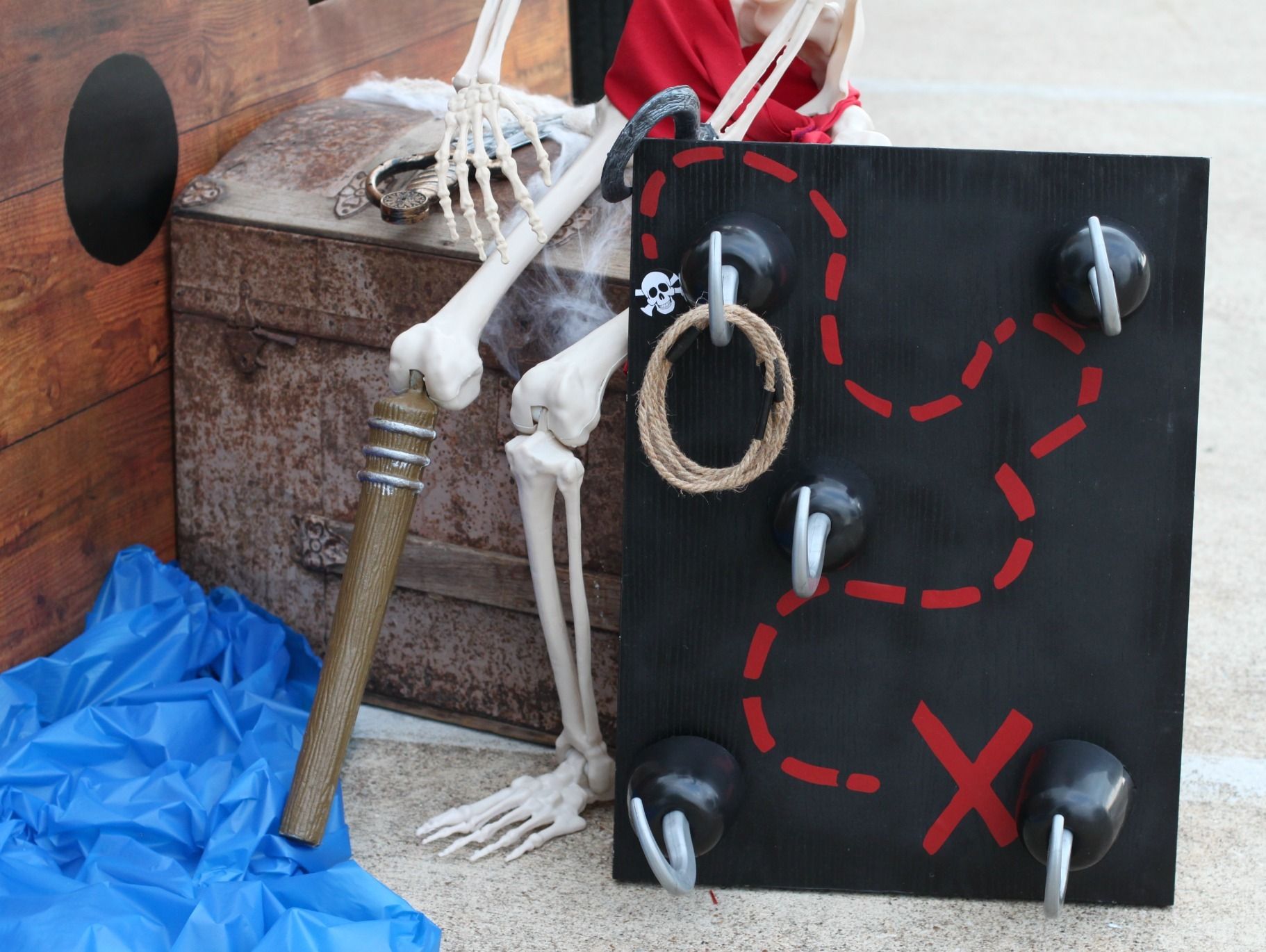 How To Make A Pirate Hook Ring Toss Game