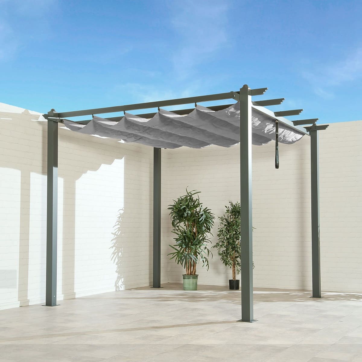 How To Make A Retractable Canopy For A Pergola