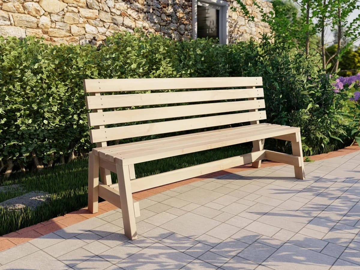 How To Make A Wooden Outdoor Bench