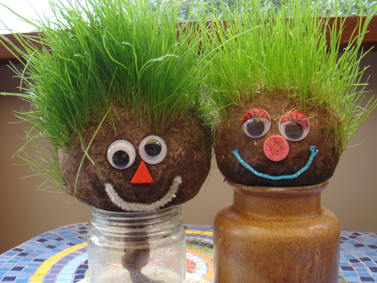 How To Make Grass Head People