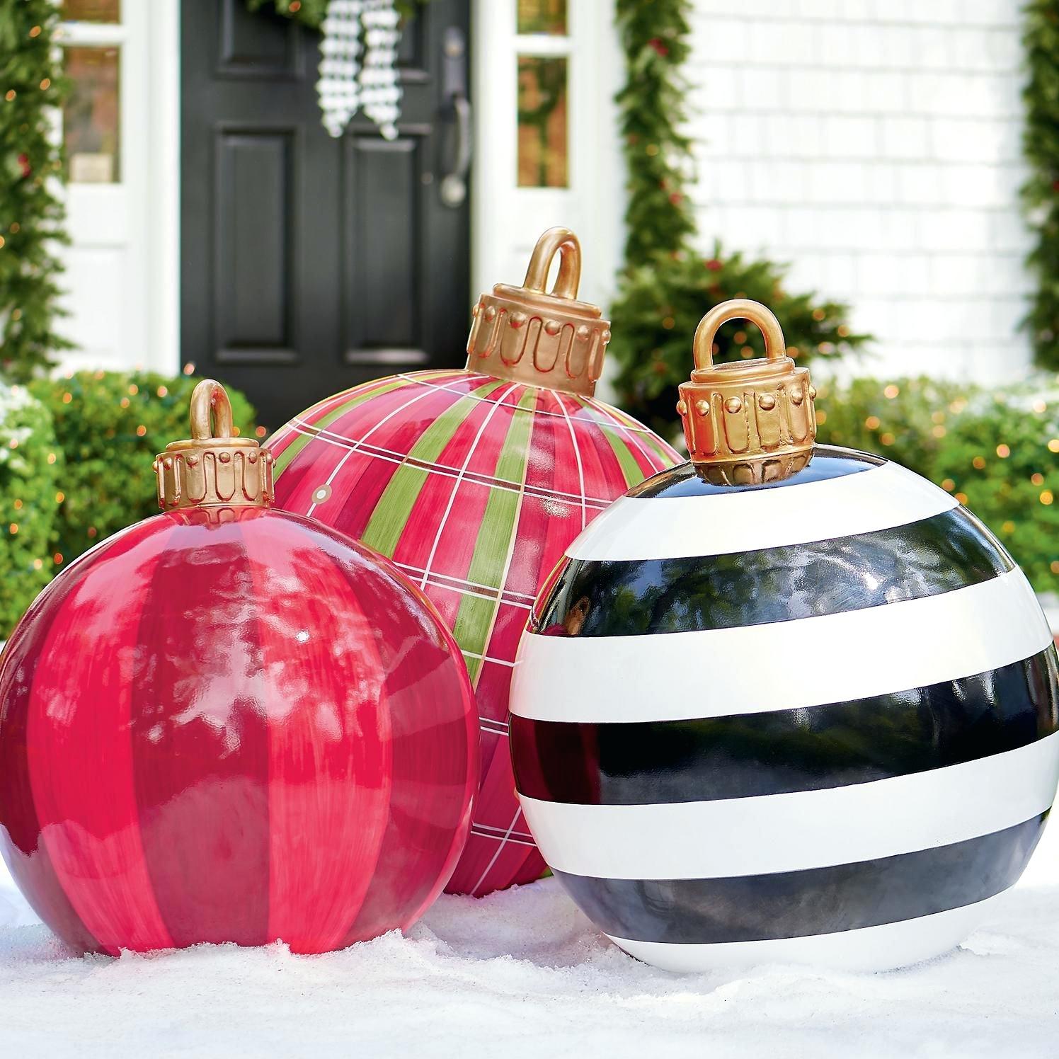 How To Make Large Outdoor Ornaments