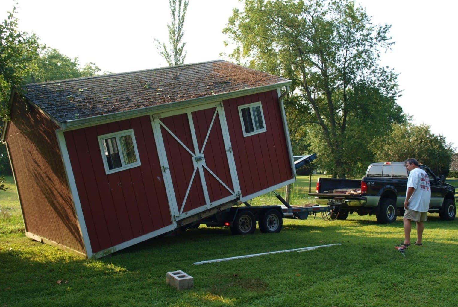 How To Move A Large Shed Without Dismantling