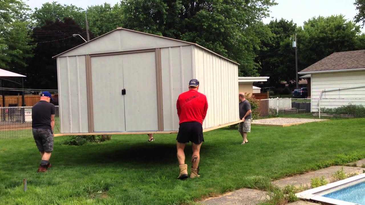 How To Move A Tuff Shed