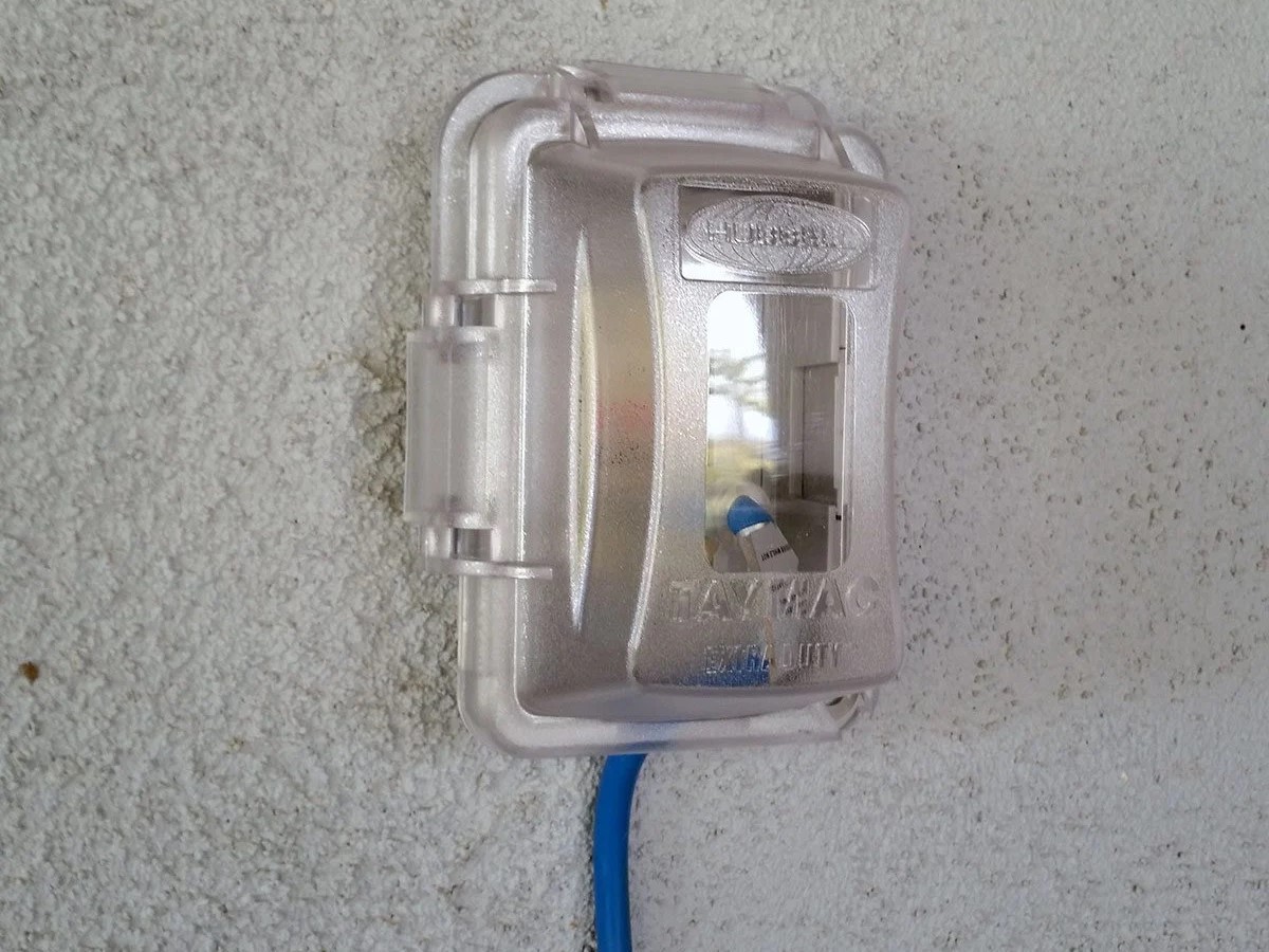 How To Open Plastic Cover On Outdoor Outlet