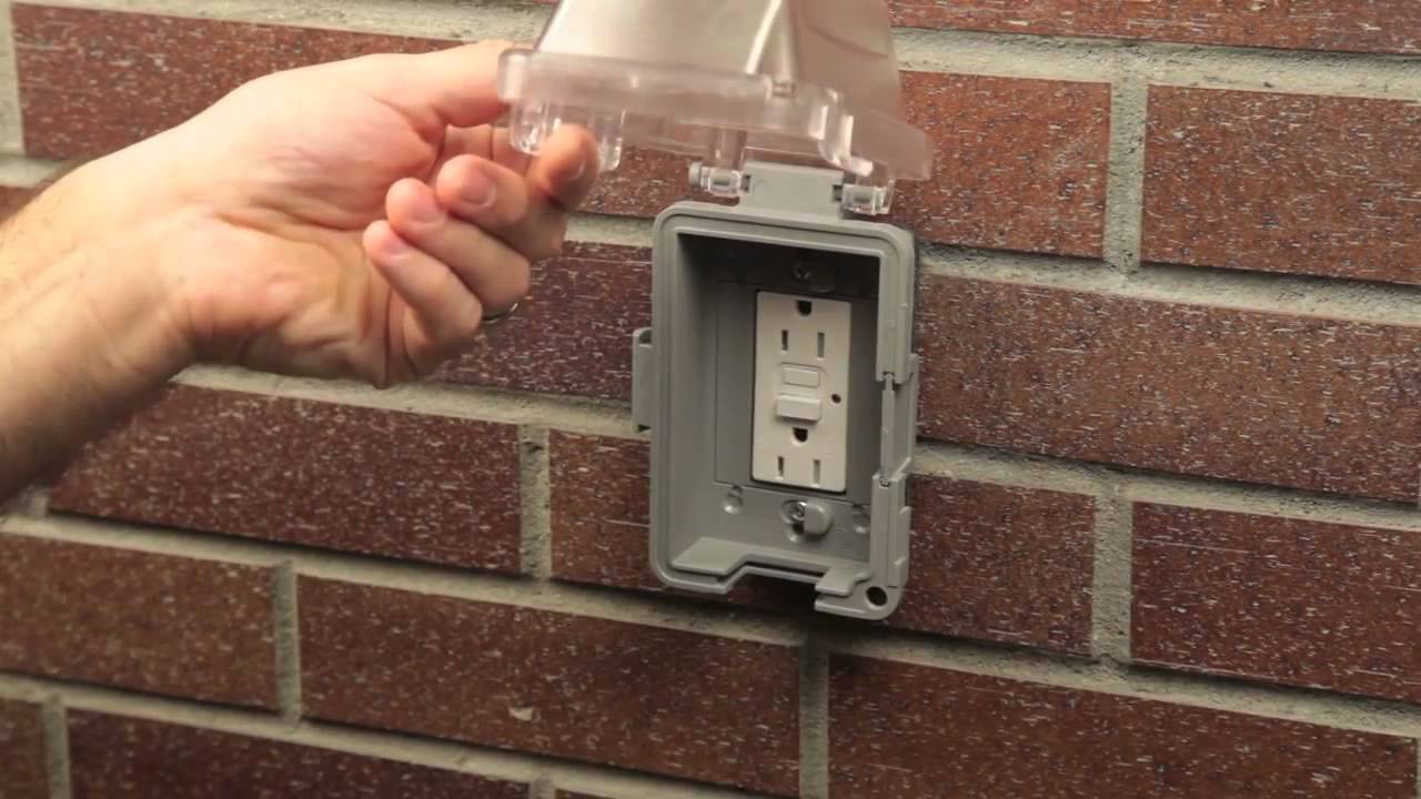 How To Open Plastic Outdoor Outlet Cover