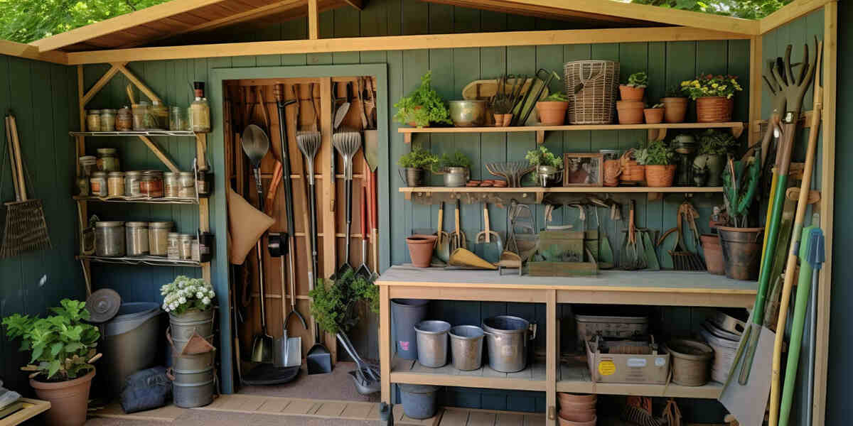 How To Organize A Small Shed