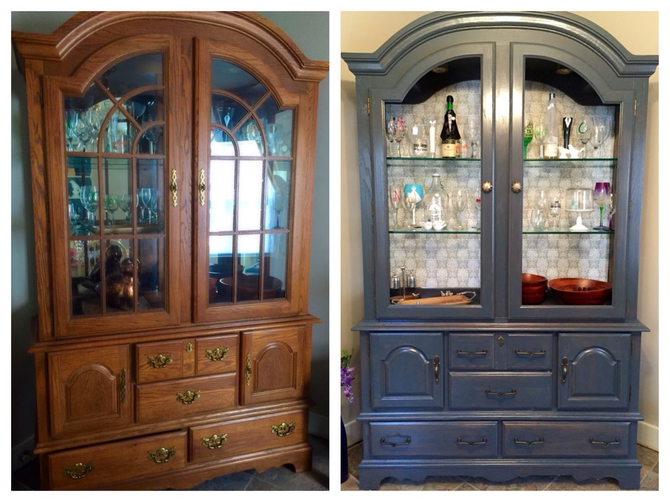 How To Paint A China Cabinet