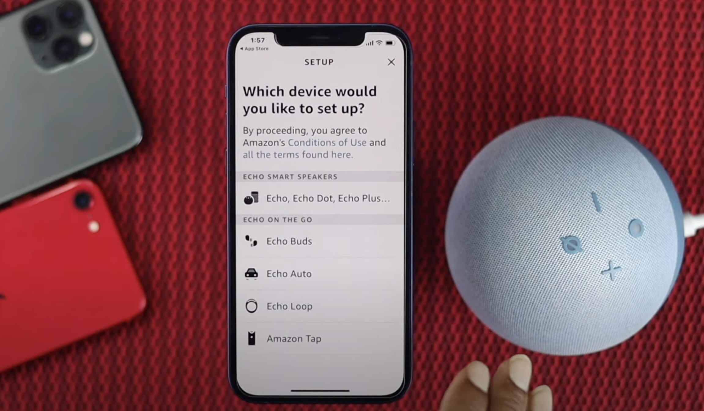 How to set up alexa echo dot with hot sale iphone