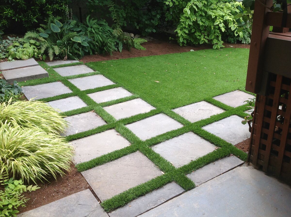 How To Place Pavers On Grass
