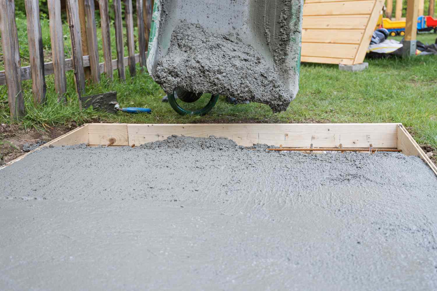 How To Pour A Concrete Slab For A Shed