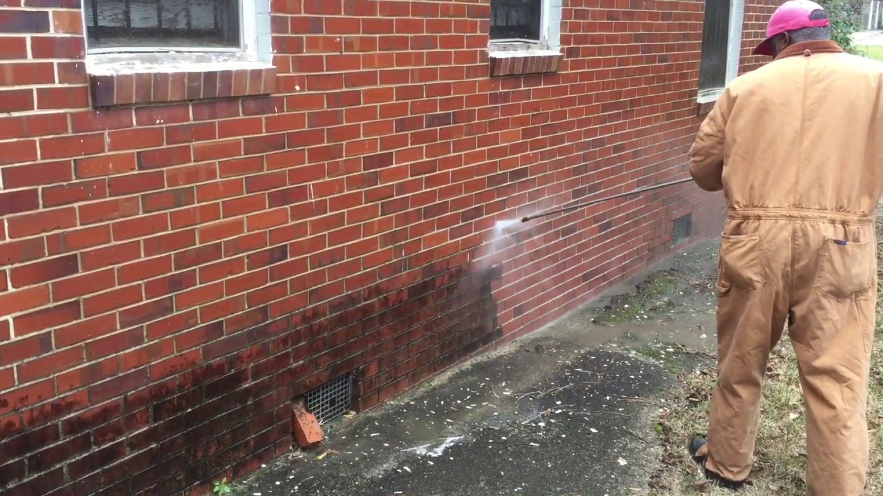 How To Pressure Wash Brick House