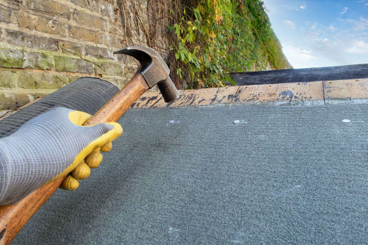 How To Put Felt On A Shed Roof