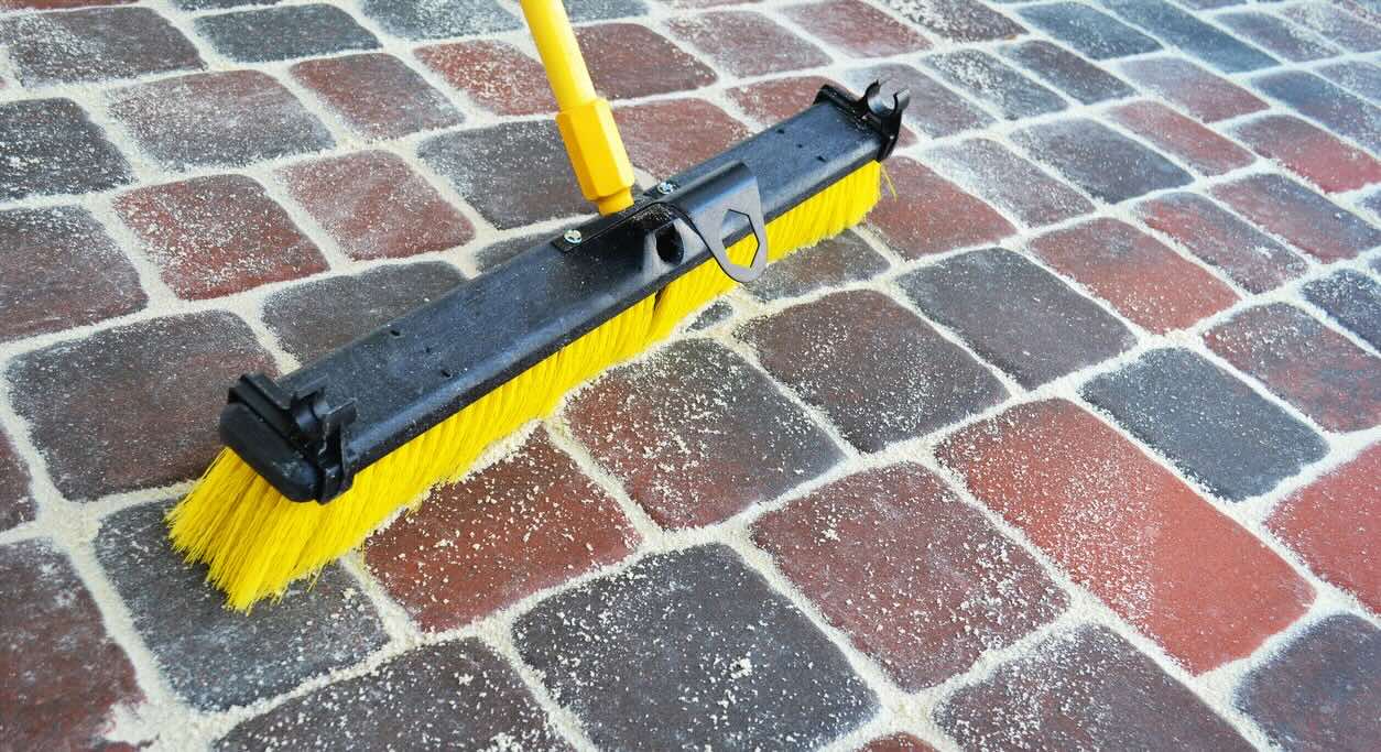 How To Put Sand Between Brick Pavers