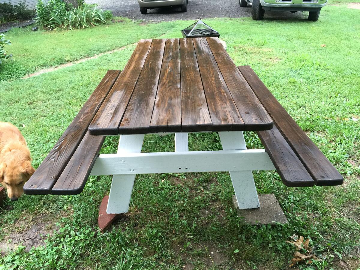 How To Refinish A Picnic Table