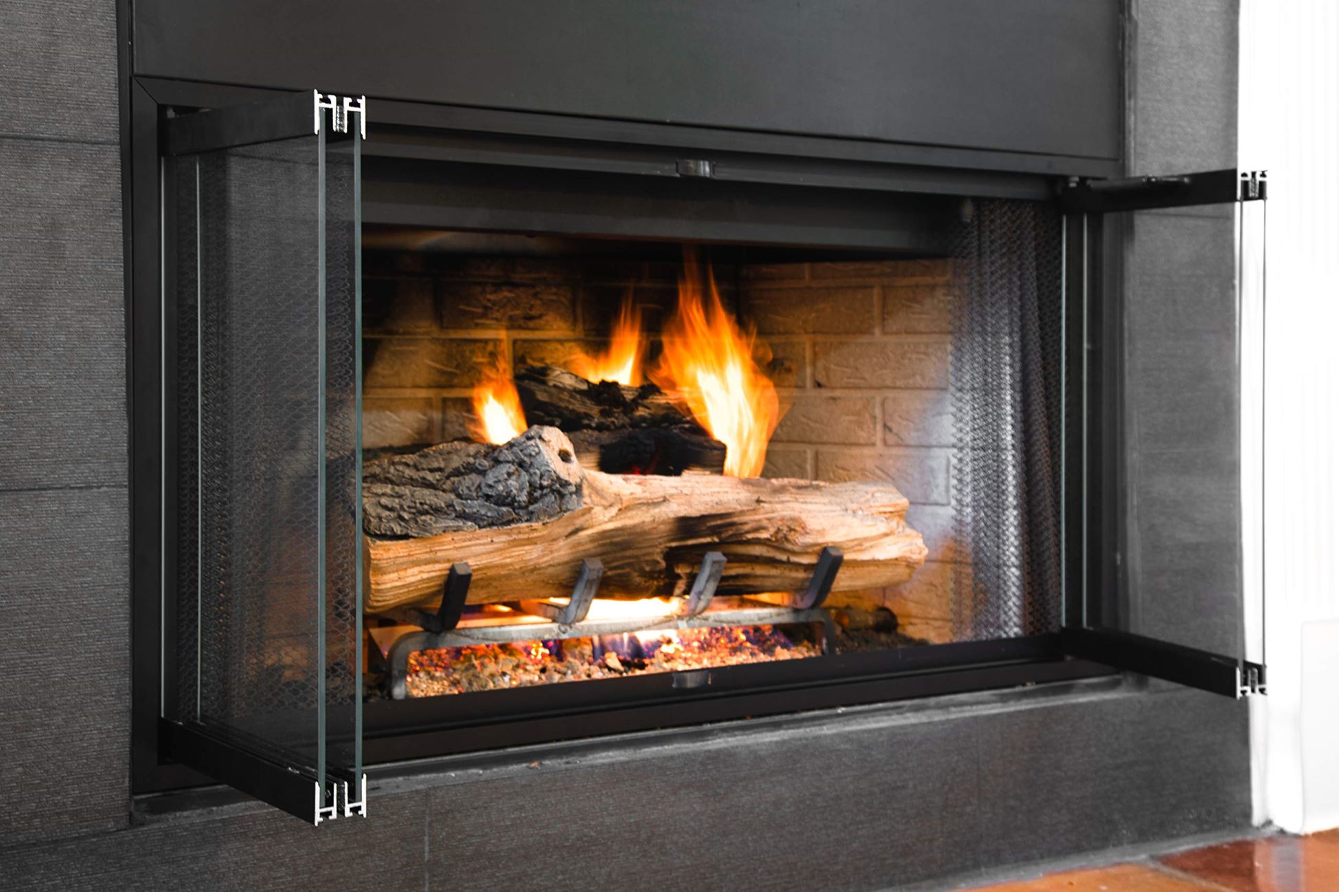 How To Remove Glass Fireplace Doors