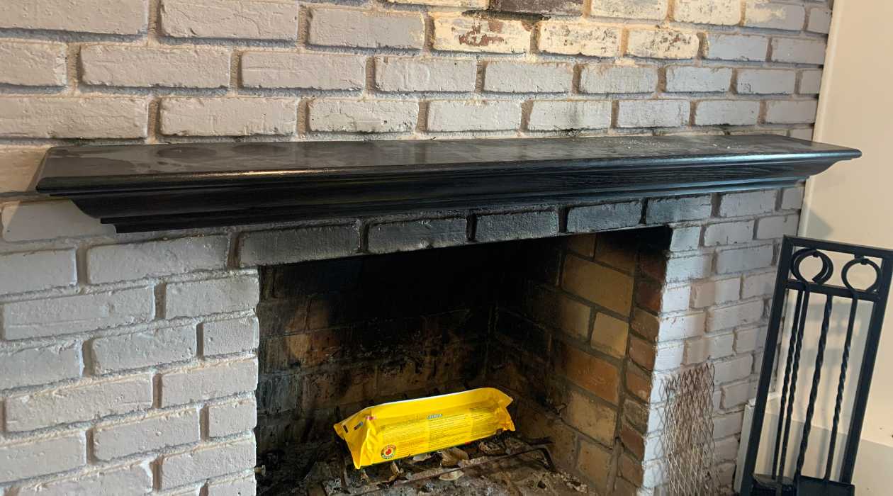 How To Remove Mantel From Brick Fireplace