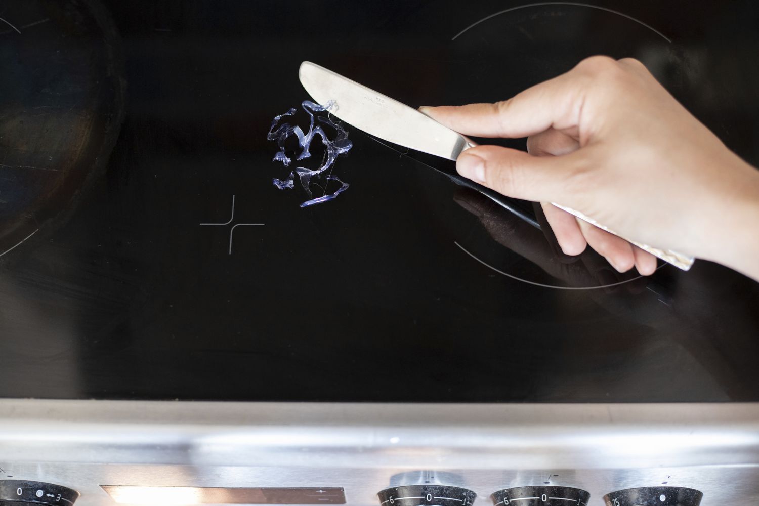 How To Remove Melted Plastic From Glass Cooktop