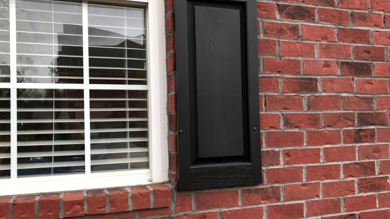 How To Remove Shutters From Brick
