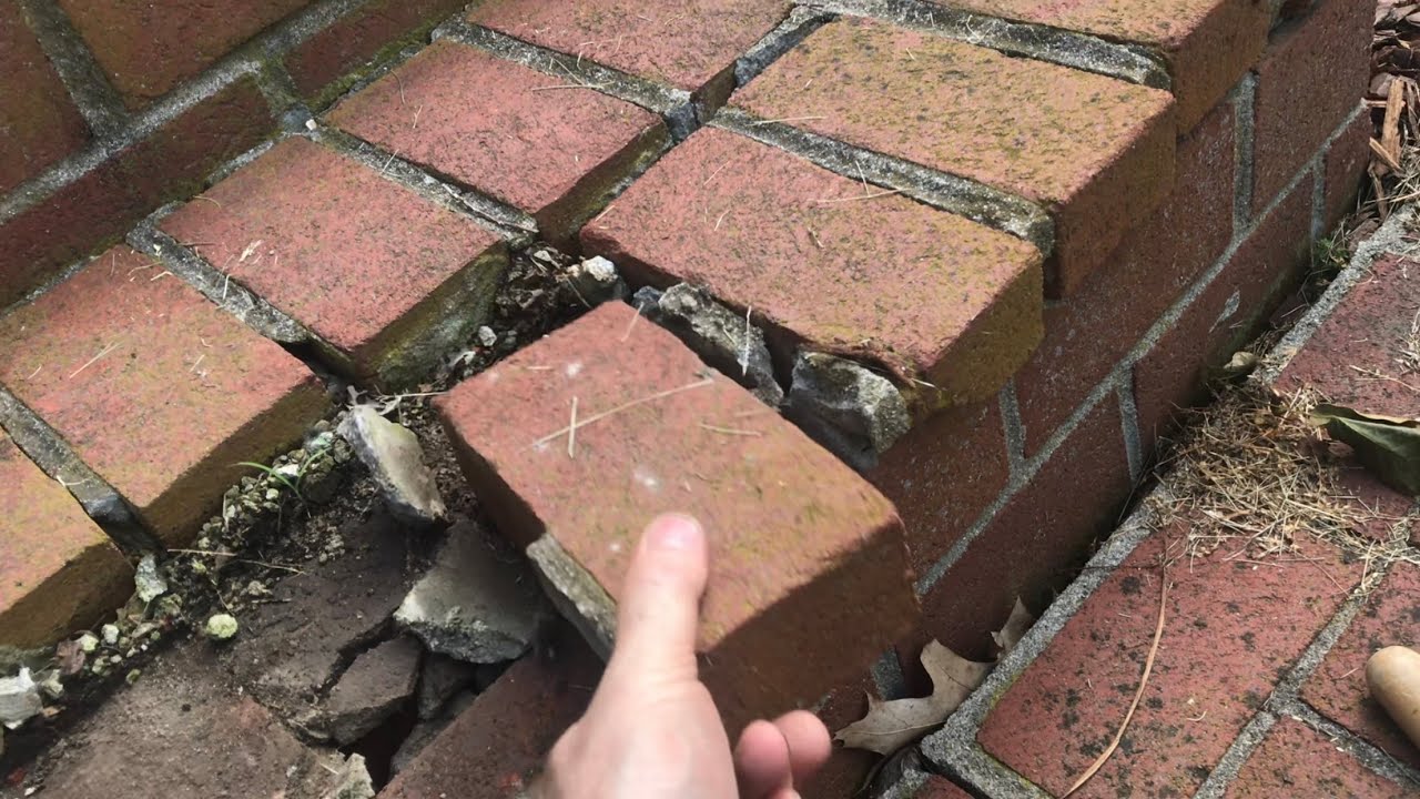 How To Repair Broken Brick Steps