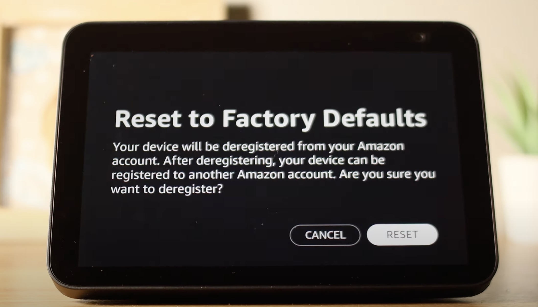How To Reset An Amazon Alexa