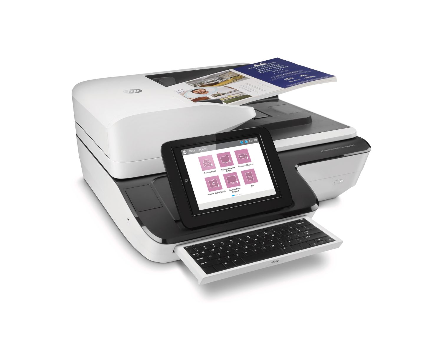 How To Scan And Email A Document From HP Printer