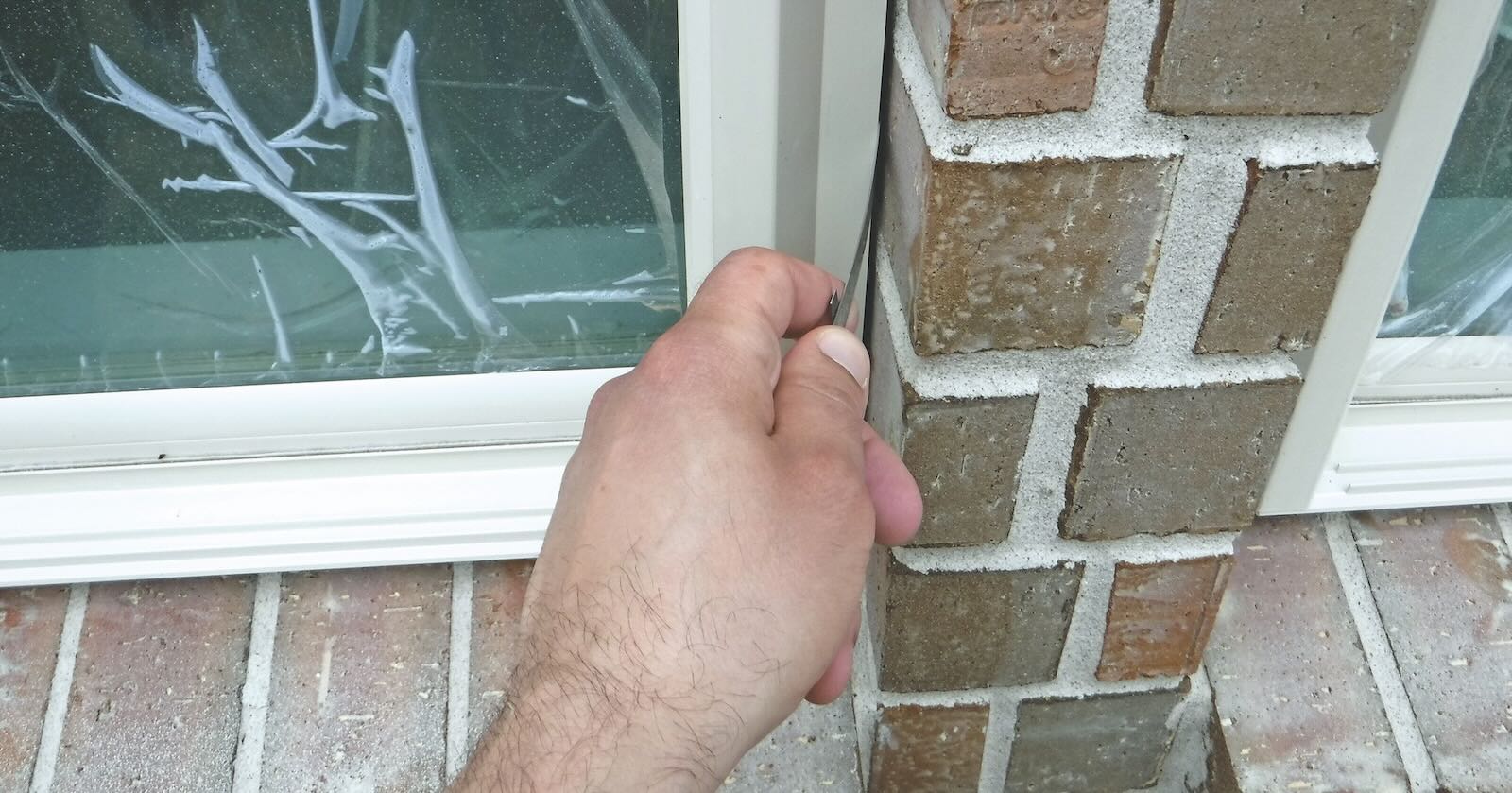How To Seal Gap Between Window And Brick Wall