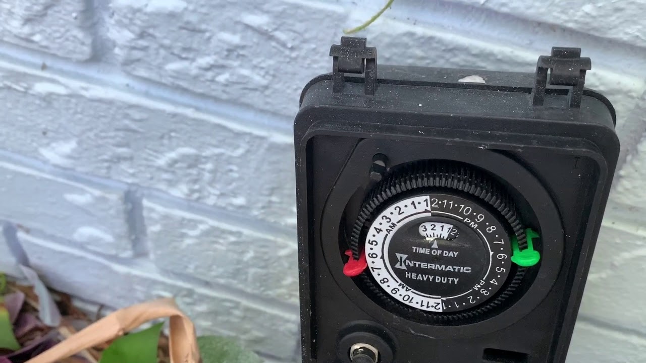 How To Set Outdoor Light Timer