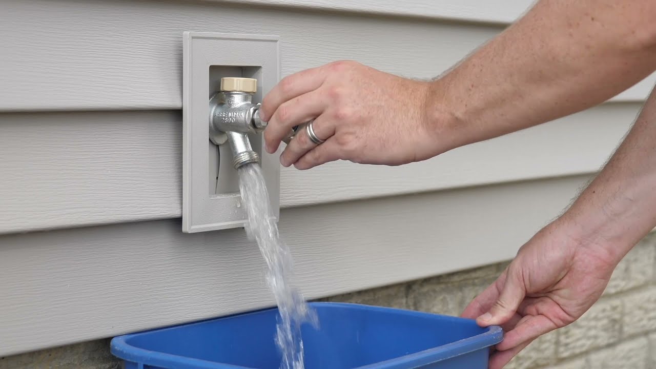 How To Shut Off Outdoor Water For Winter