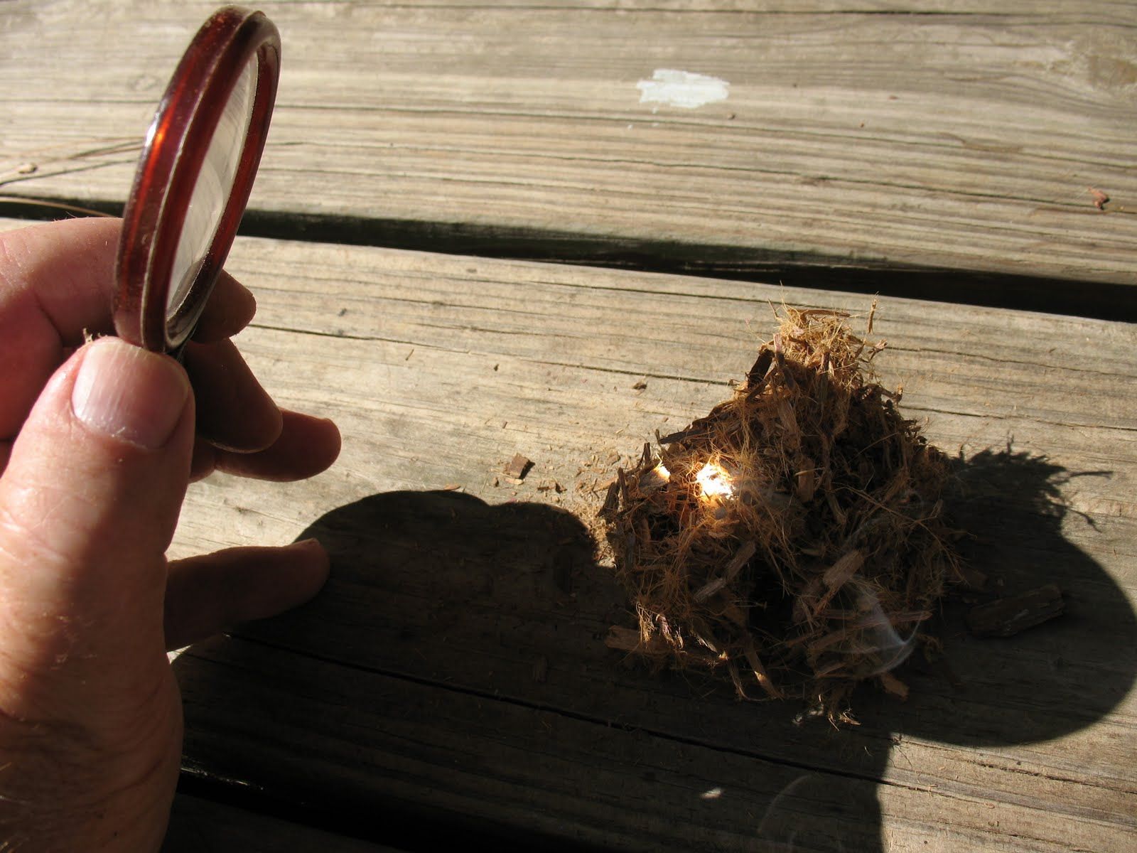 How To Start A Fire With A Magnifying Glass