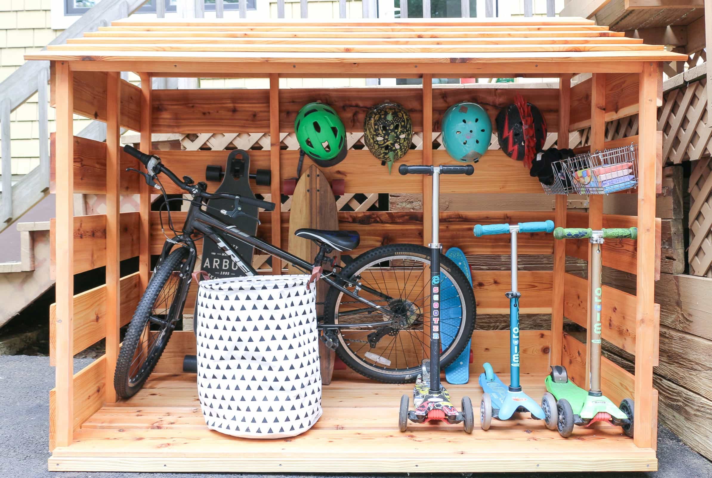 How To Store Bikes In A Small Shed