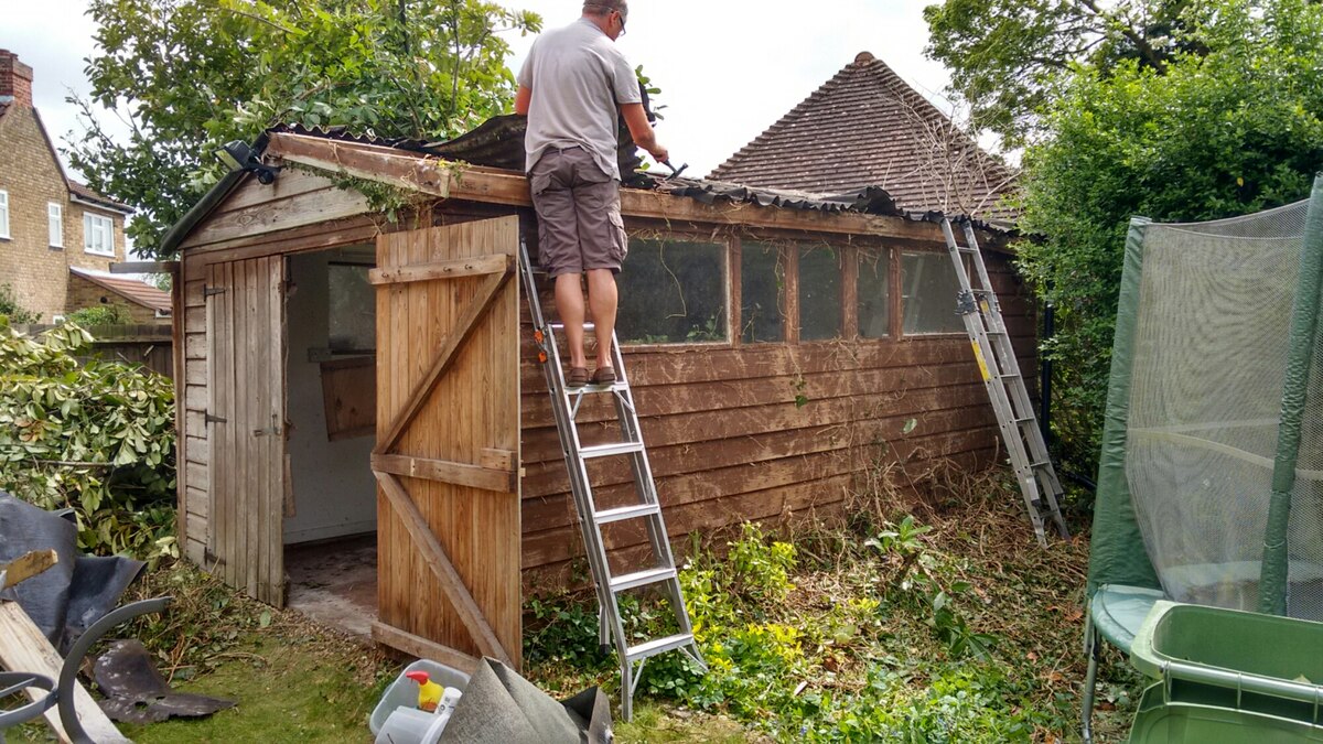 How To Take Down A Wooden Shed