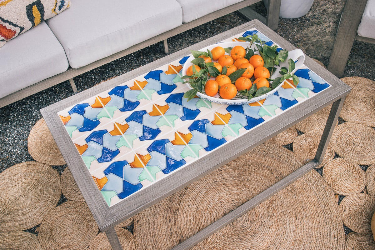 How To Tile An Outdoor Table