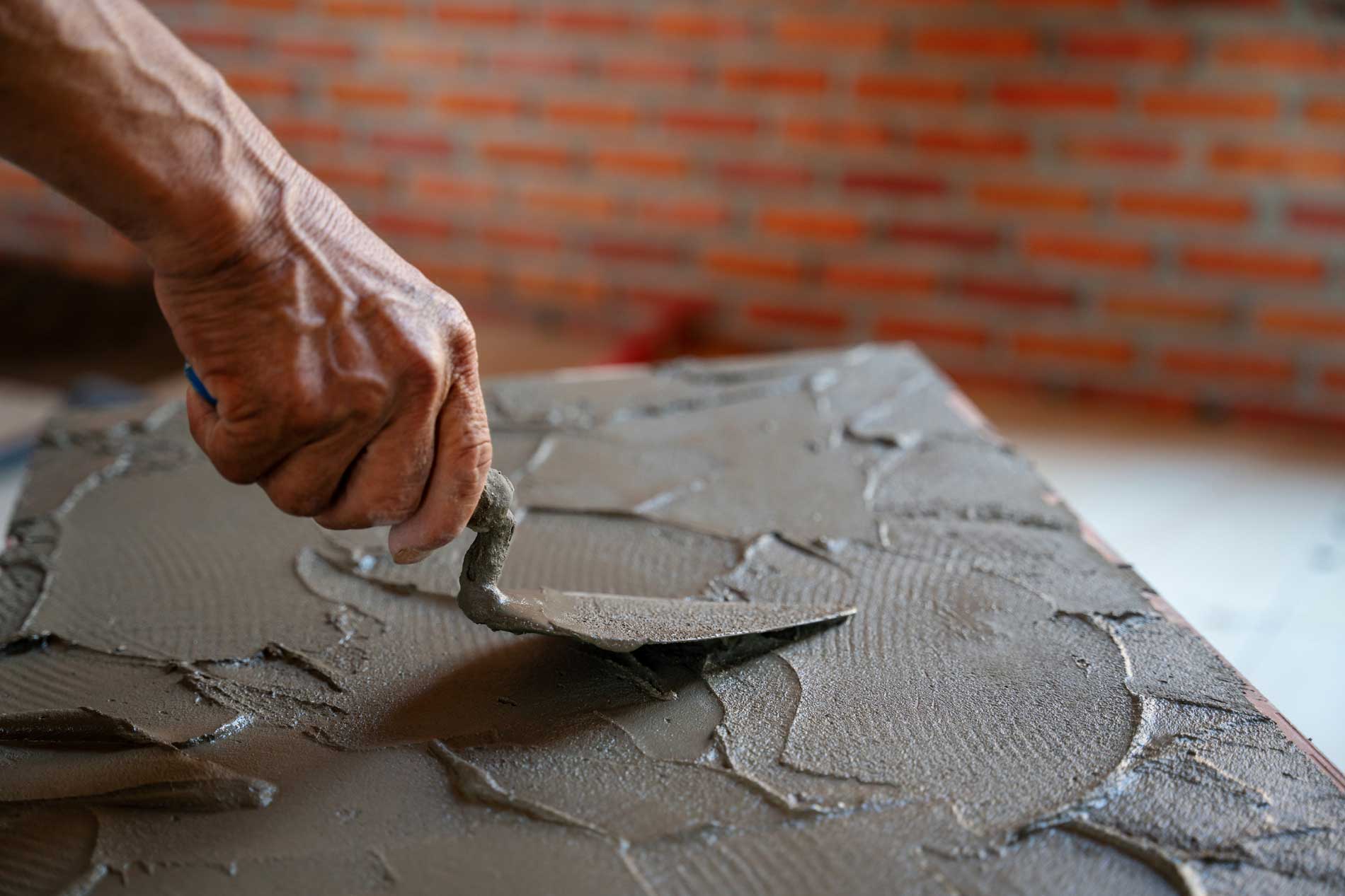 How To Tile Over A Brick Wall