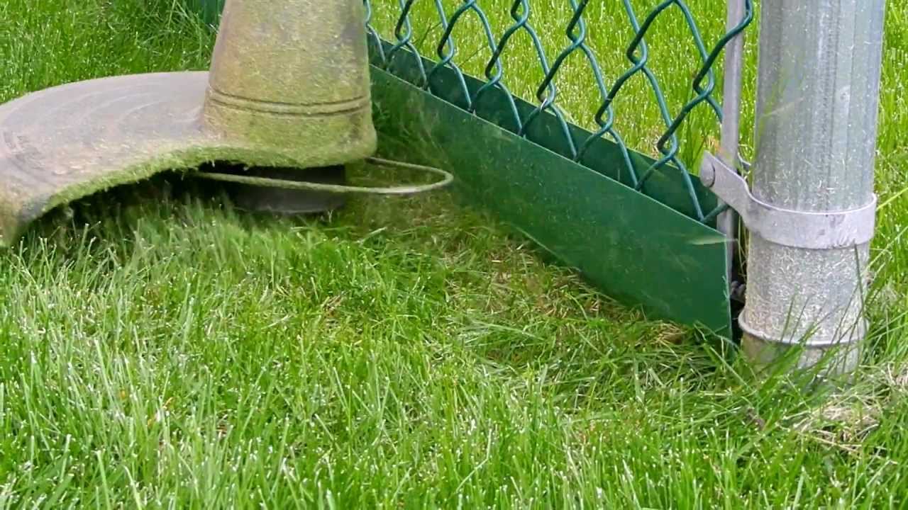 How To Trim Grass Under A Fence