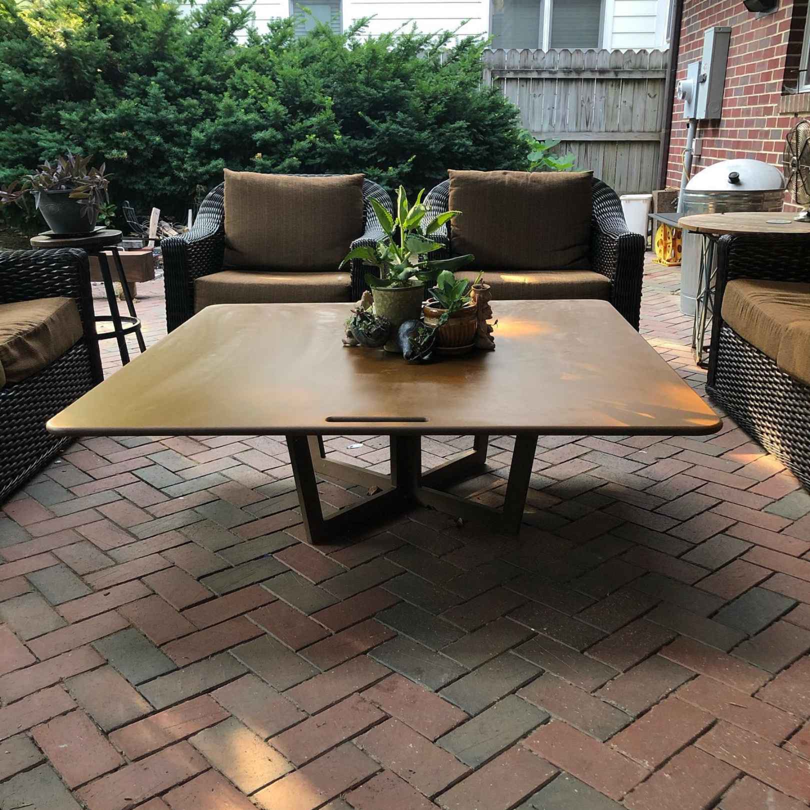How To Turn An Indoor Table Into An Outdoor Table