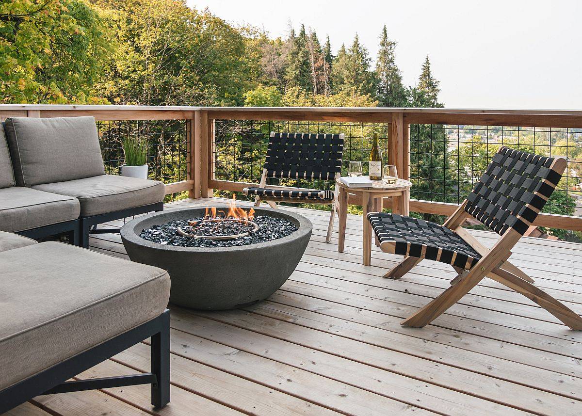 How To Use A Fire Pit On A Wood Deck