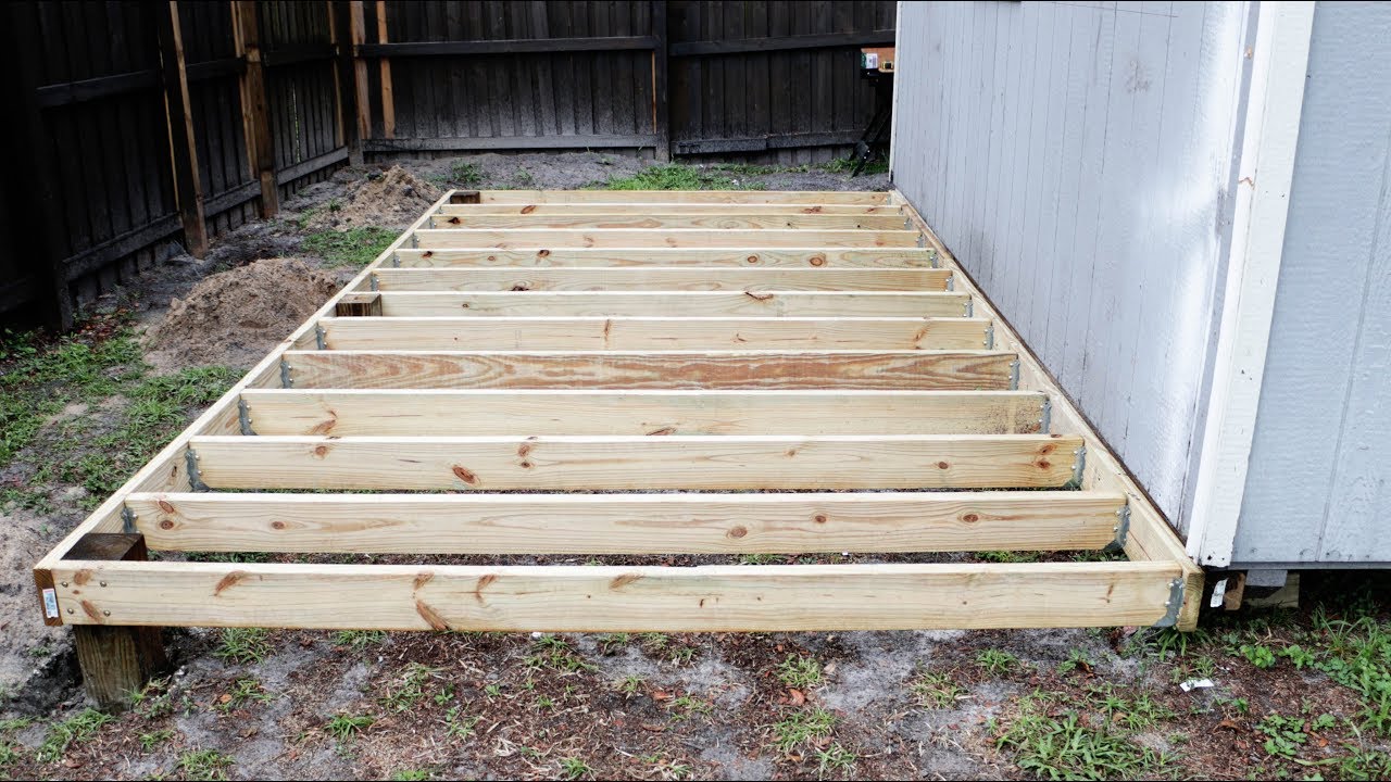 How To Use Deck Blocks For A Shed