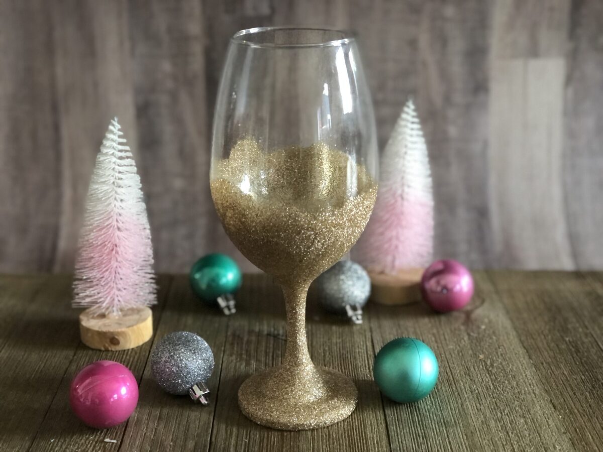 How To Use Mod Podge On Glass With Glitter