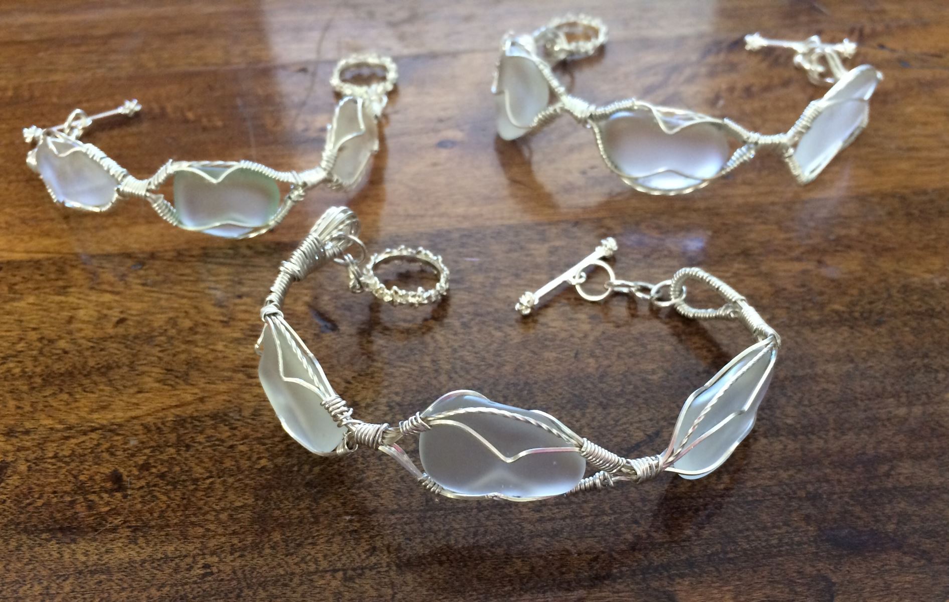 How To Wire Wrap Sea Glass